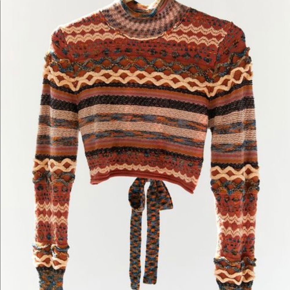 Urban Outfitters Karina Open Back Sweater